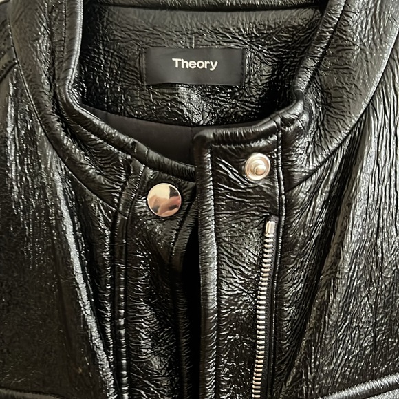 Theory Patent Leather Jacket - Picture 2 of 3